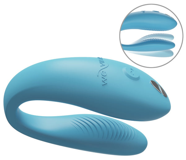 We-Vibe Sync Go: vibratore di coppia compatto e impermeabile, Turchese, foto 1