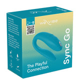 We-Vibe Sync Go: vibratore di coppia compatto e impermeabile, Turchese, foto 3