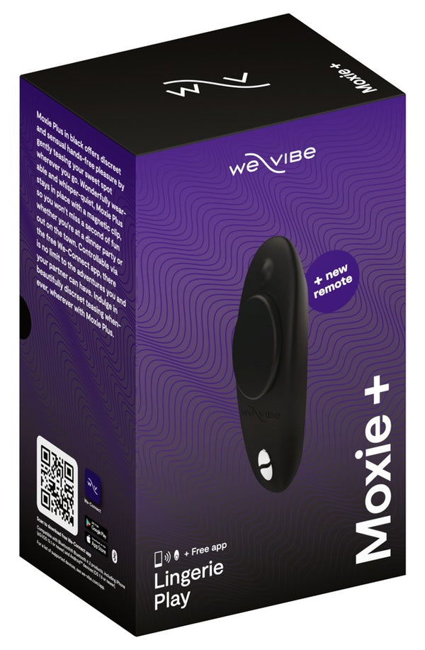 We-Vibe Moxie+: vibratore da mutandina con clip magnetica, Nero, foto 7