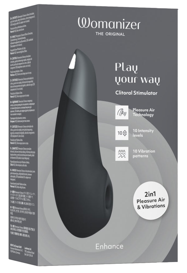 Womanizer Enhance: succhia clitoride con vibrazioni We-Vibe, Nero, foto 3
