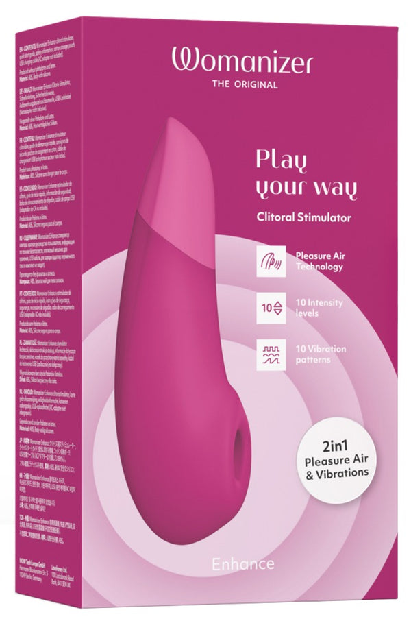 Womanizer Enhance: succhia clitoride con vibrazioni We-Vibe, Fucsia, foto 3