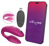We-Vibe Sync2: vibratore di coppia regolabile su due snodi, Fucsia, foto 1
