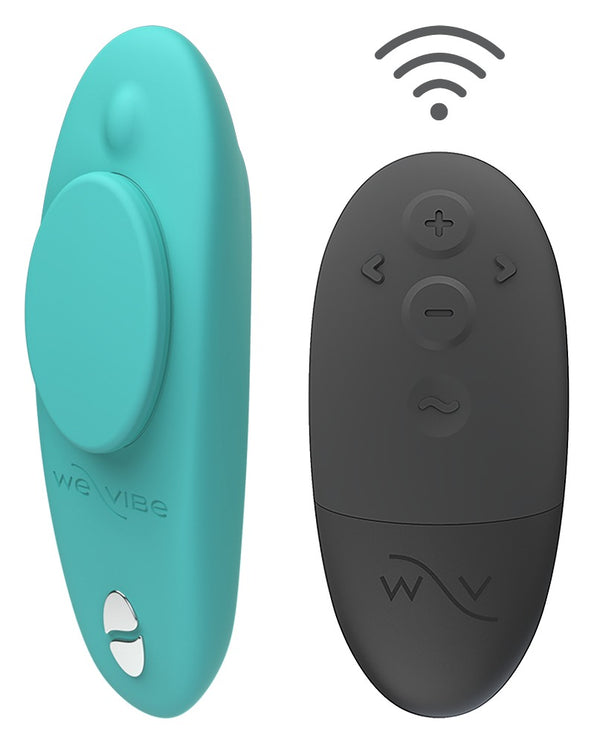 We-Vibe Moxie+: vibratore da mutandina con clip magnetica, Turchese, foto 1