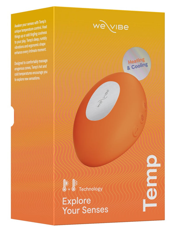 We-Vibe Temp: stimolatore da appoggio che scalda e raffredda, Arancione, foto 7