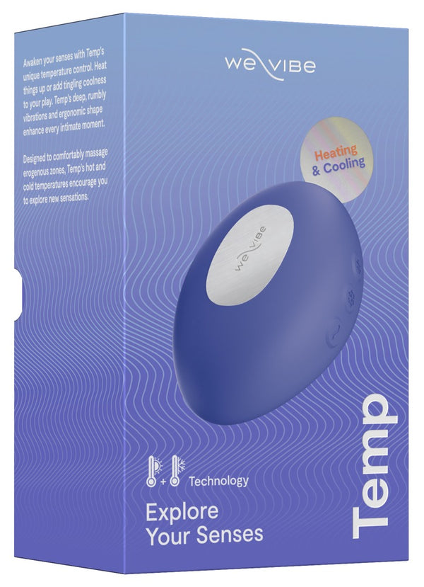We-Vibe Temp: stimolatore da appoggio che scalda e raffredda, Blu, foto 3