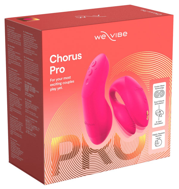 We-Vibe Chorus Pro: vibratore di coppia a 3 motori, Fucsia, foto 7