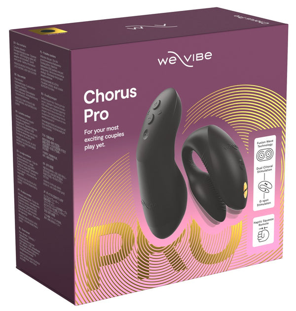 We-Vibe Chorus Pro: vibratore di coppia a 3 motori, Nero, foto 3