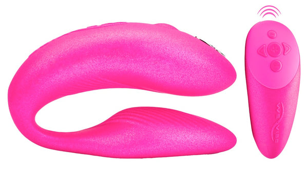 We-Vibe Chorus: vibratore di coppia con telecomando a pressione, Fucsia, foto 1