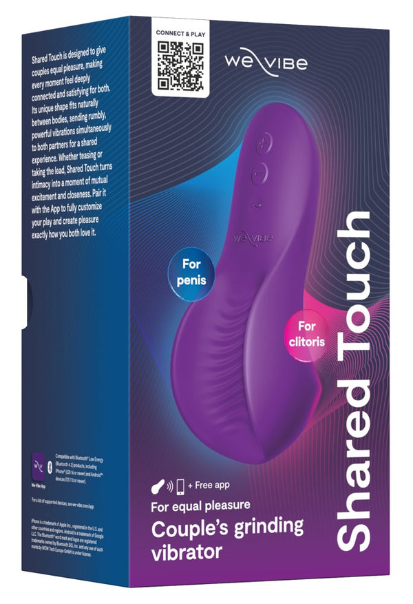 We-Vibe Shared Touch: vibratore da appoggio e masturbatore, Viola, foto 7