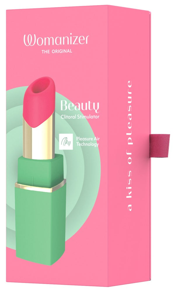 Womanizer Beauty: succhia clitoride a forma di rossetto, 6 livelli, Verde e rosa, foto 7