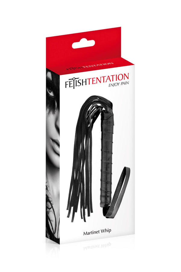 Frustino a code Fetish Tentation: 15 strisce in ecopelle, 57 cm, foto 2