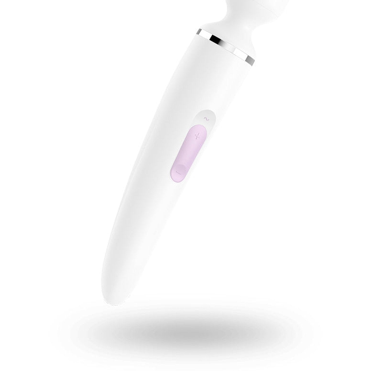 Wand-er Woman Wand Vibrator - White/Chrome