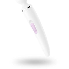 Wand-er Woman Wand Vibrator - White/Chrome