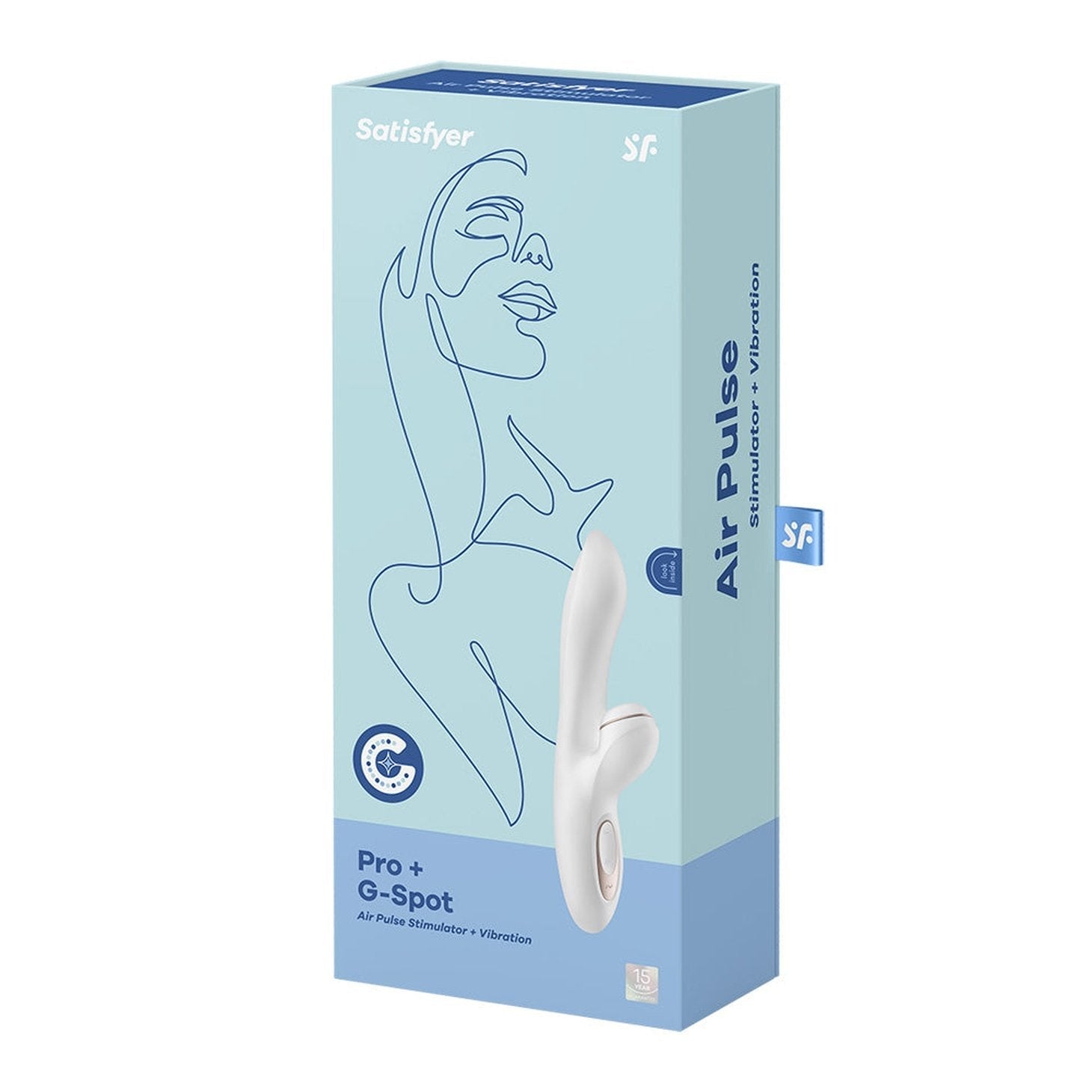 Pro + - G-Spot Air Pulse Stimulator + Vibration