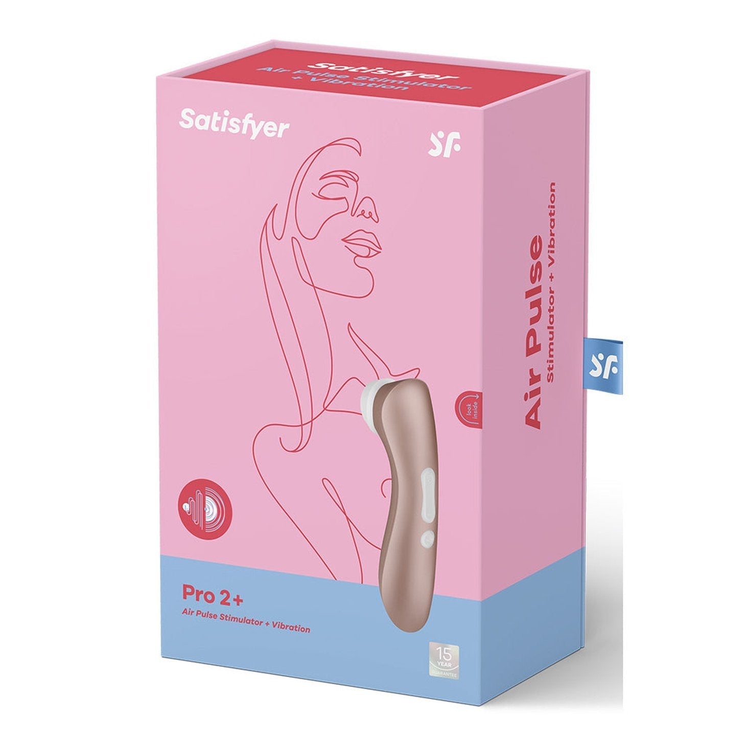 Pro 2+ Air Pulse Stiumulator + Vibration - Rose Gold