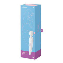 Wand-er Woman Wand Vibrator - White/Chrome