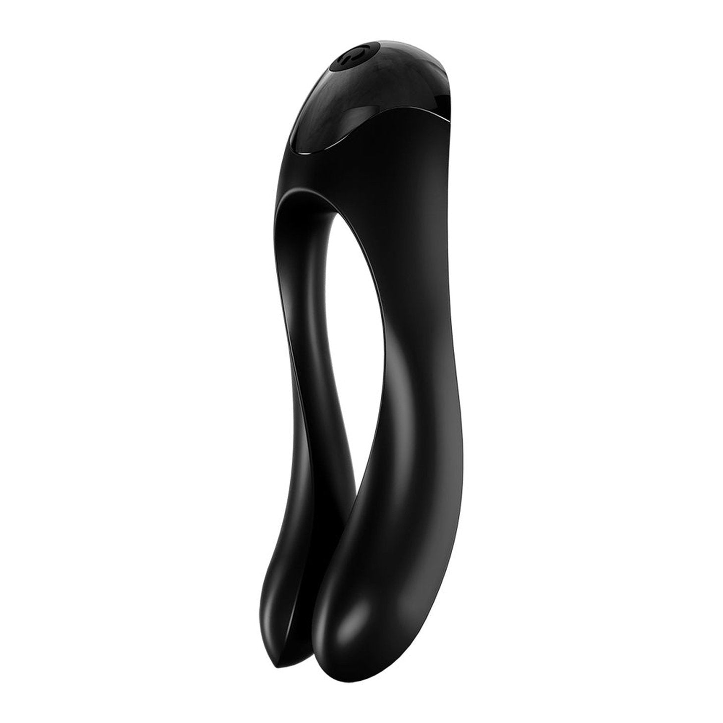 Candy Cane Finger Vibrator - Black