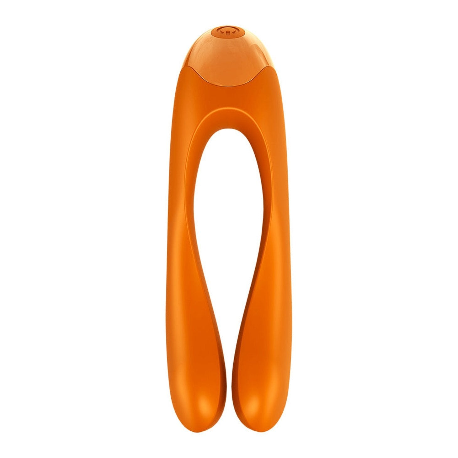 Candy Cane Finger Vibrator - Orange