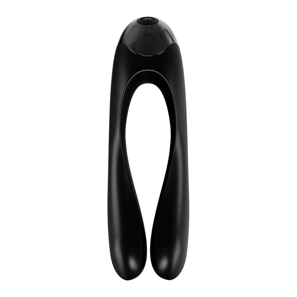 Candy Cane Finger Vibrator - Black