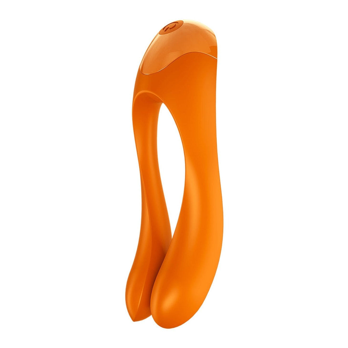 Candy Cane Finger Vibrator - Orange