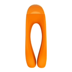 Candy Cane Finger Vibrator - Orange