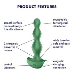 Lolli Plug 2 Vibrator - Green