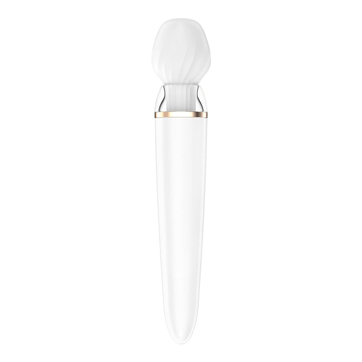 Double Wand-er Wand Vibrator - White