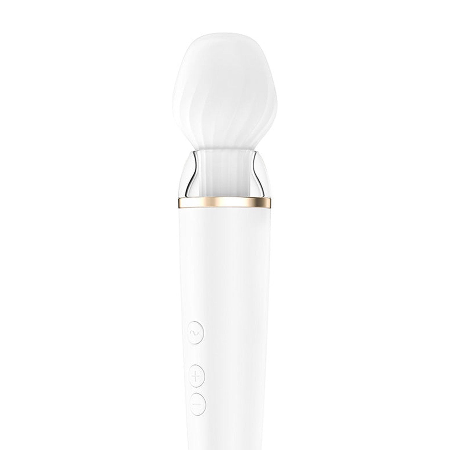 Double Wand-er Wand Vibrator - White