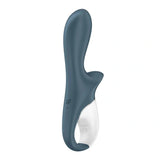 Profilo vibratore anale inflabile Satisfyer Air Pump Booty 2 grigio scuro logo SF