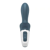 Pulsanti controllo vibratore anale inflabile Satisfyer Air Pump Booty 2 grigio scuro