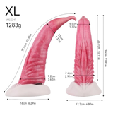 Dildo silicone XL misure tecniche e peso 1283g