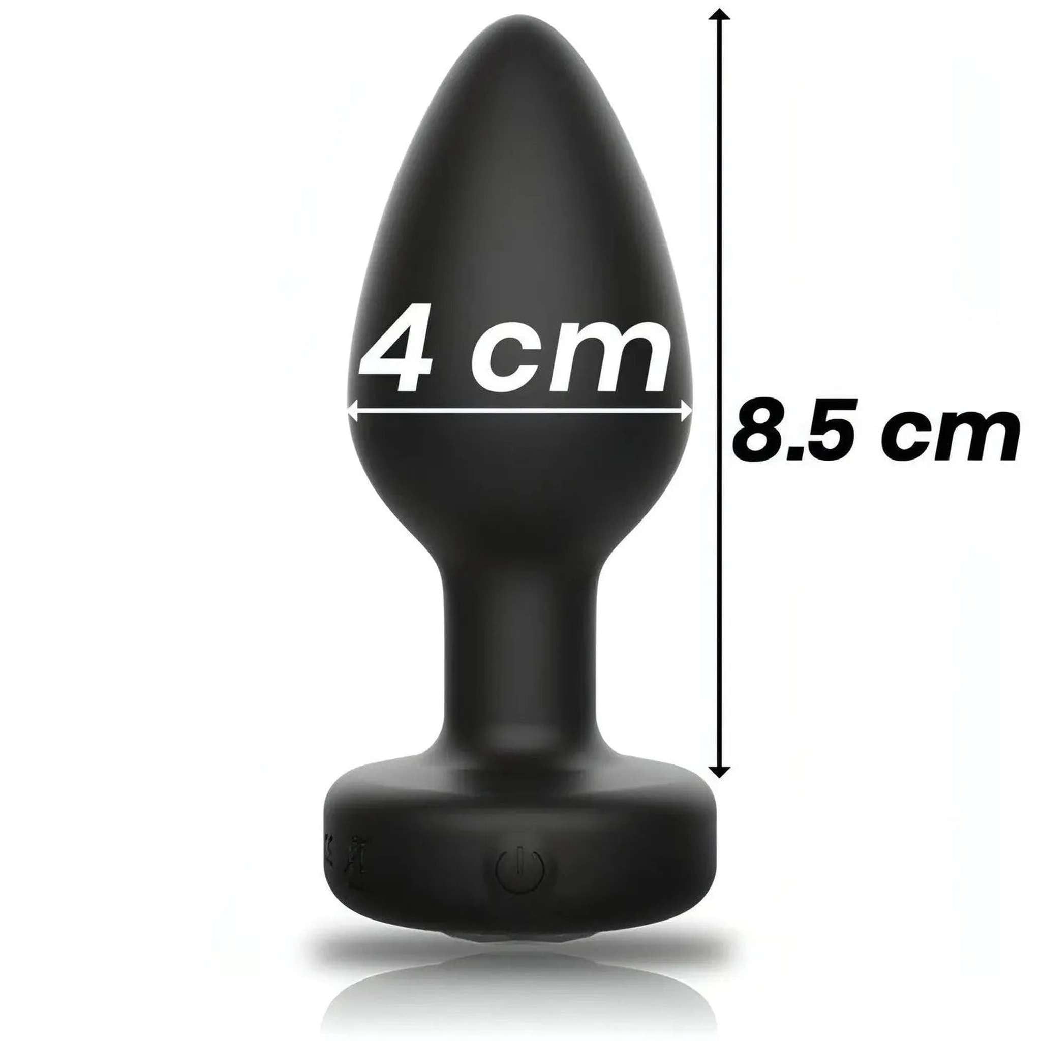 Anal Plug Vibrante Wireless con Diamantino