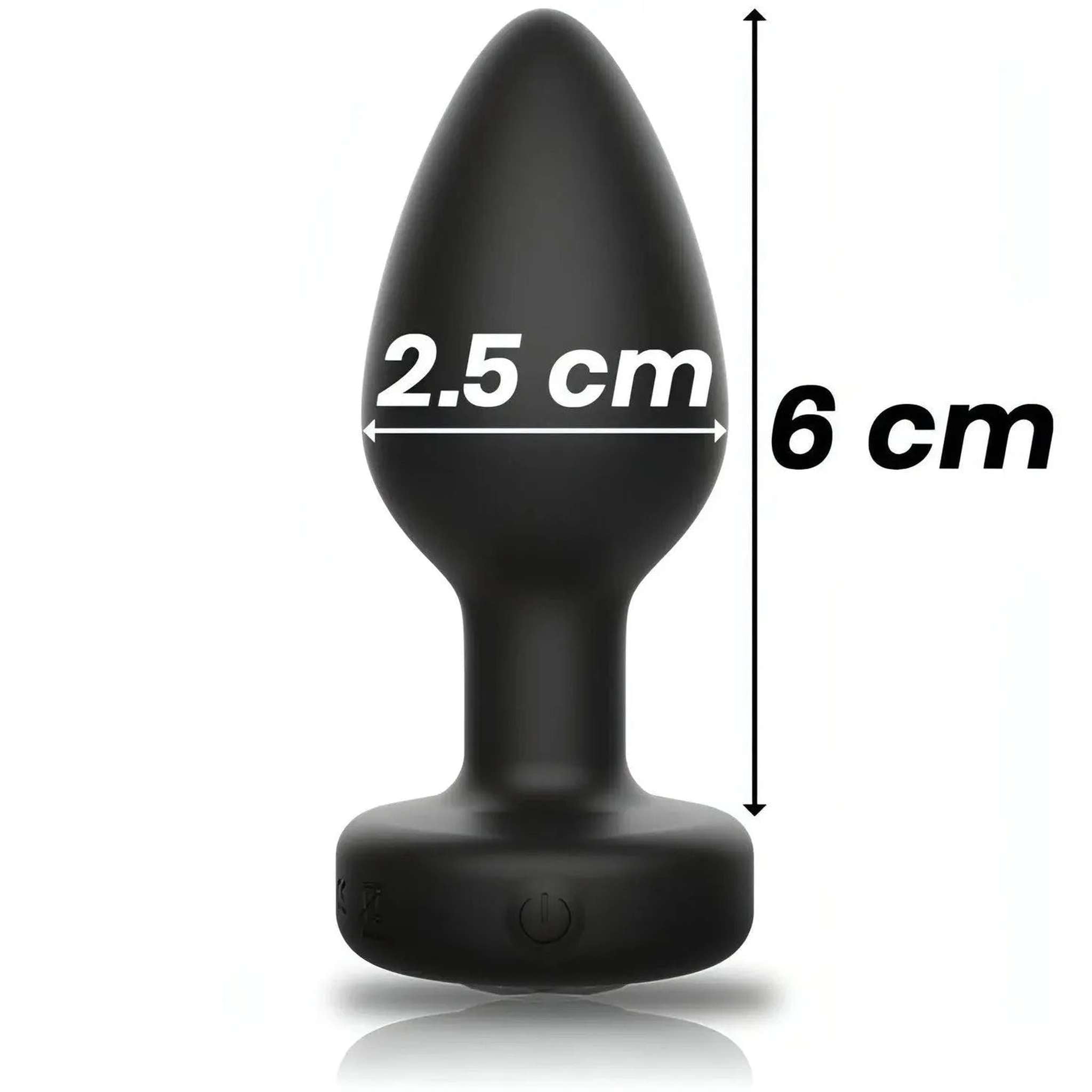 Anal Plug Vibrante Wireless con Diamantino