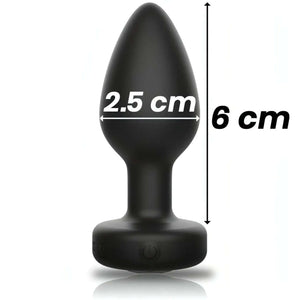 Anal Plug Vibrante Wireless con Diamantino