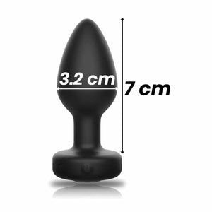 Anal Plug Vibrante Wireless con Diamantino
