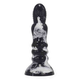 Dildo silicone mostro mitologico HikYuu I nero effetto schizzi liquido bianco
