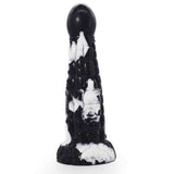 Fantasy dildo creatura antica nero con dettagli ghiaccio texture scaglie