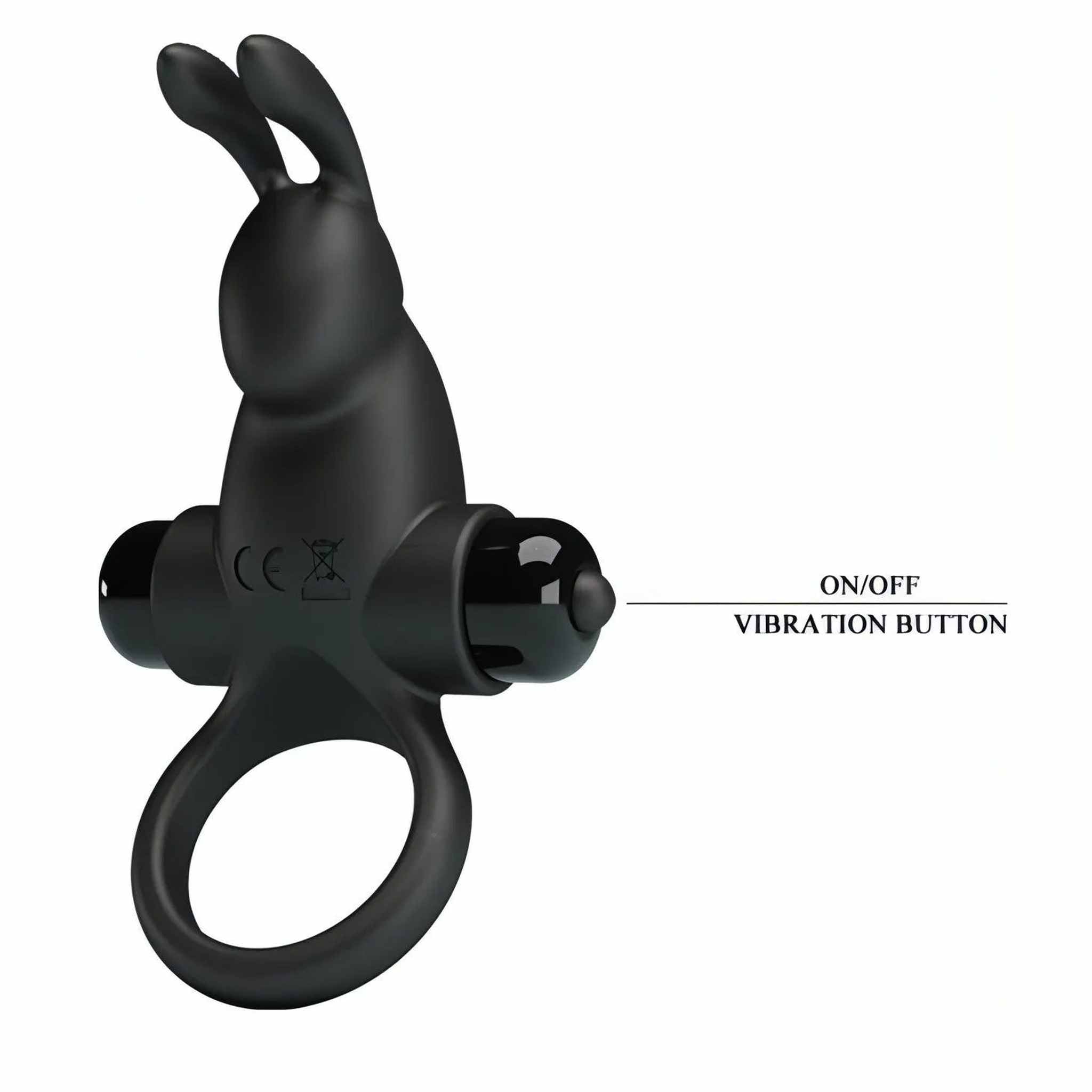 Anello Vibrante Rabbit in SIlicone con 10 vibrazioni