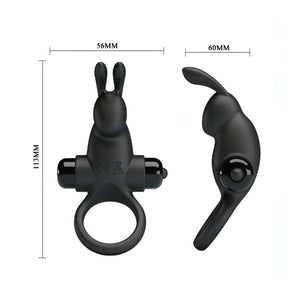 Anello Vibrante Rabbit in SIlicone con 10 vibrazioni