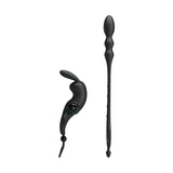 Set anello vibrante coniglietto e stimolatore anale nero separati
