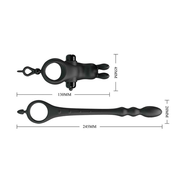 Misure tecniche anello vibrante coniglietto e stimolatore anale mm