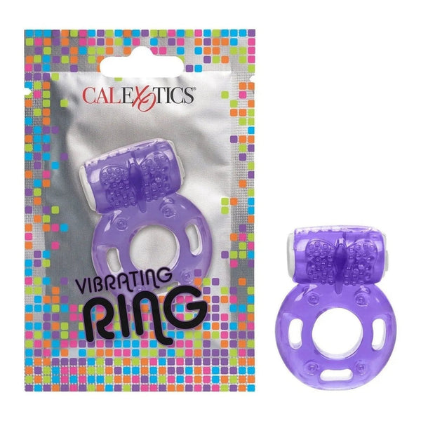 Anello Vibrante con Stimolatore Clitorideo - Purple, One Time Use