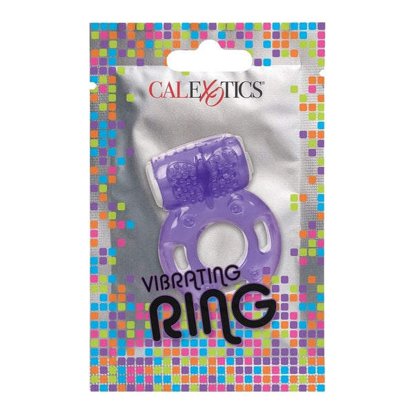 Anello Vibrante con Stimolatore Clitorideo - Purple, One Time Use