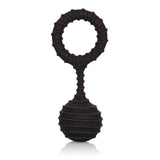 Anello fallico con pesetto 110 gr. Weighted Ring Large - Nero