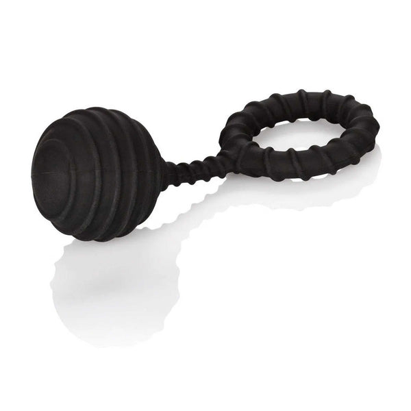 Anello fallico con pesetto 110 gr. Weighted Ring Large - Nero