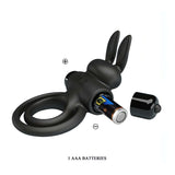Anello in Silicone Pene e Testicoli con stimolatore clitorideo