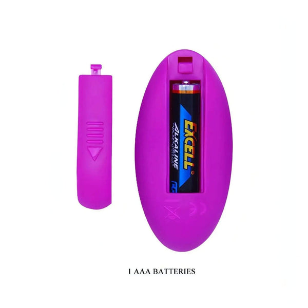 Arvin, ovetto vibrante wireless - Viola, silicone
