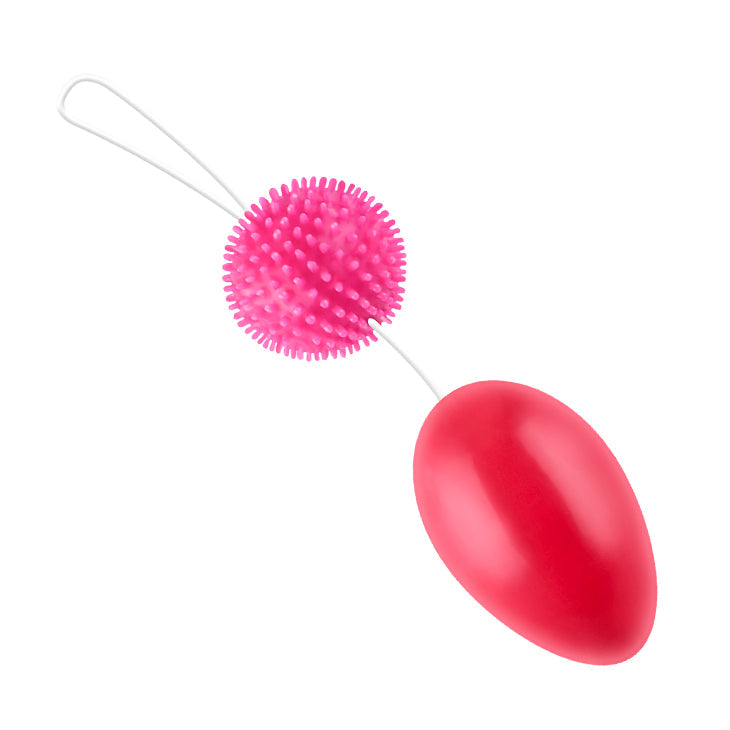 Palline Anali/Vaginali con rilievi stimolanti - Rosa