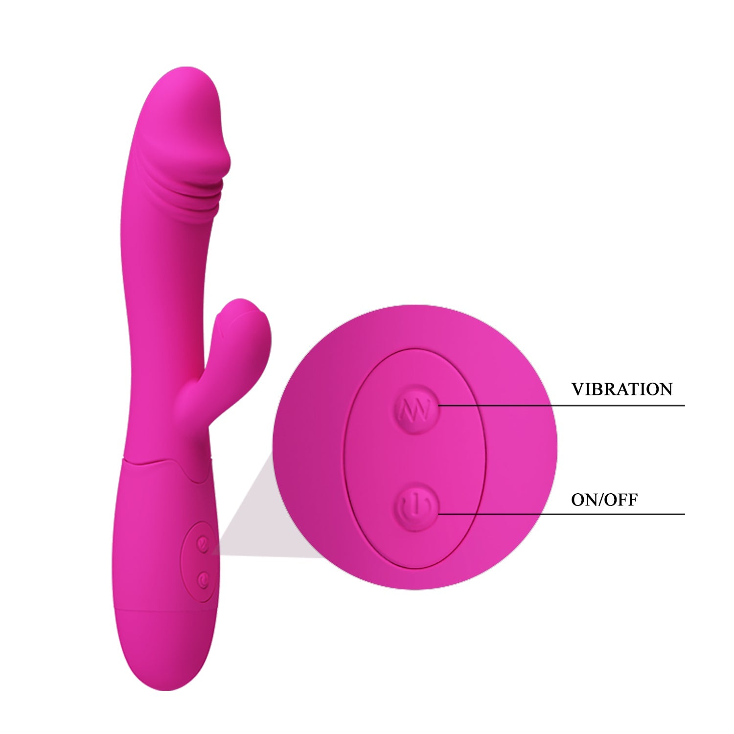 Snappy Vibratore Rabbit Ricaricabile con 30 diverse modalità di vibrazione