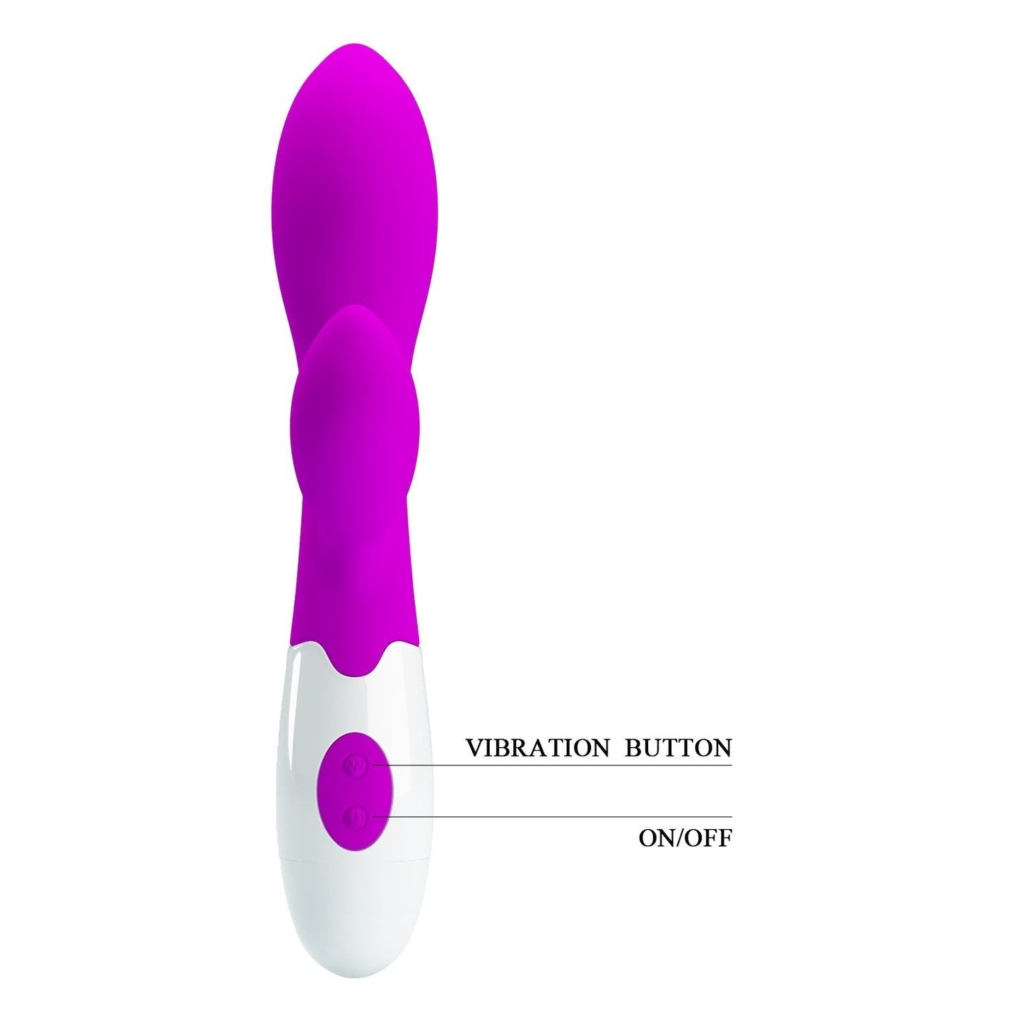 Newman Vibratore Rabbit in Silicone con 30 diversi programmi di vibrazione